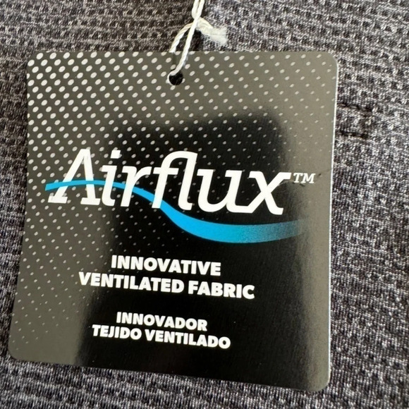 PGA TOUR SHIRT TWO BUTTON Polo with AirFlux Technology charcoal/ dark gray SMALL - Picture 8 of 11